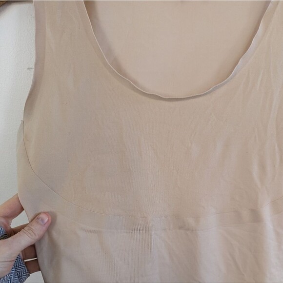 Spanx upper body bust tummy shaper shapewear beige nude M - Picture 4 of 5